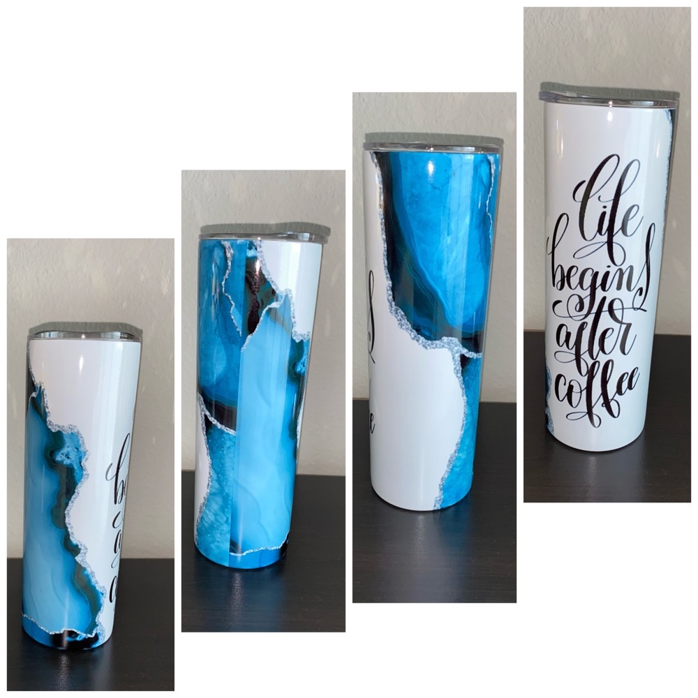 Life Begins After Coffee Tumbler